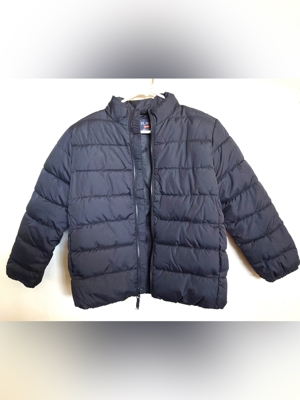 The Children's Place Black Quilted Puffer Jacket size L